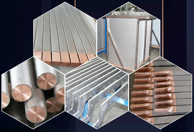 Double Metal Cladding Steel Plate Custom Explosive Welding Clad Sheet