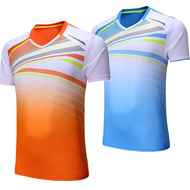 Customized Hot Sale Sportswear Type Tennis T Shirt Sublimation Breathable Table Tennis Jersey