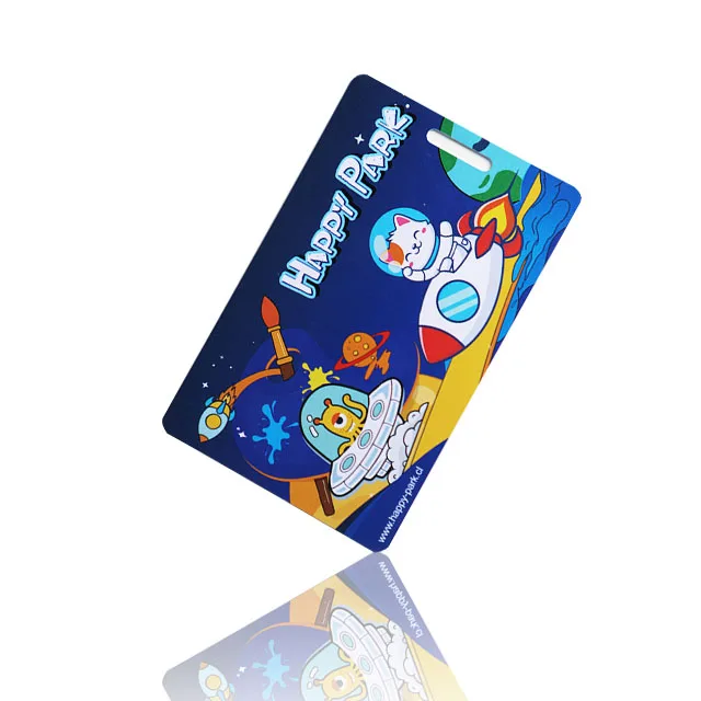 Пользовательские ПВХ пластиковые карты игровой центр VIP/членская карта с RFID NFC
