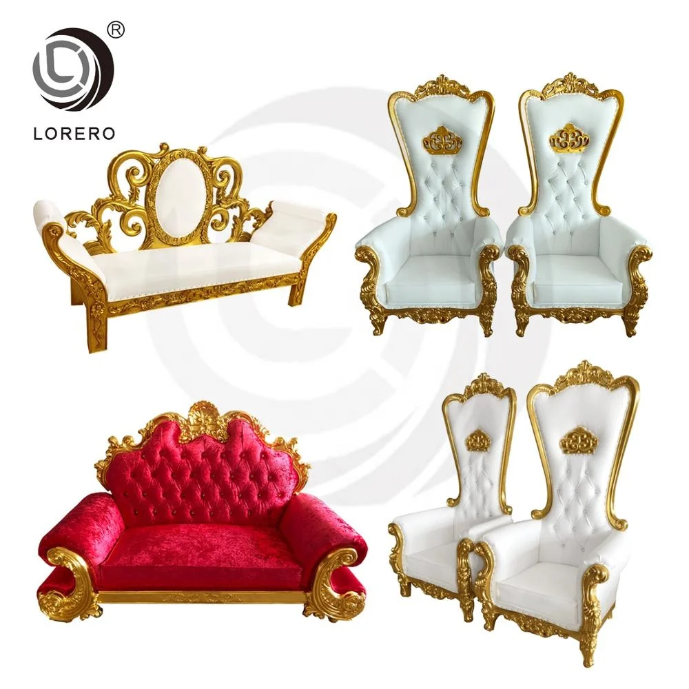 Hot sale high back cheaper  king sliver throne chairs