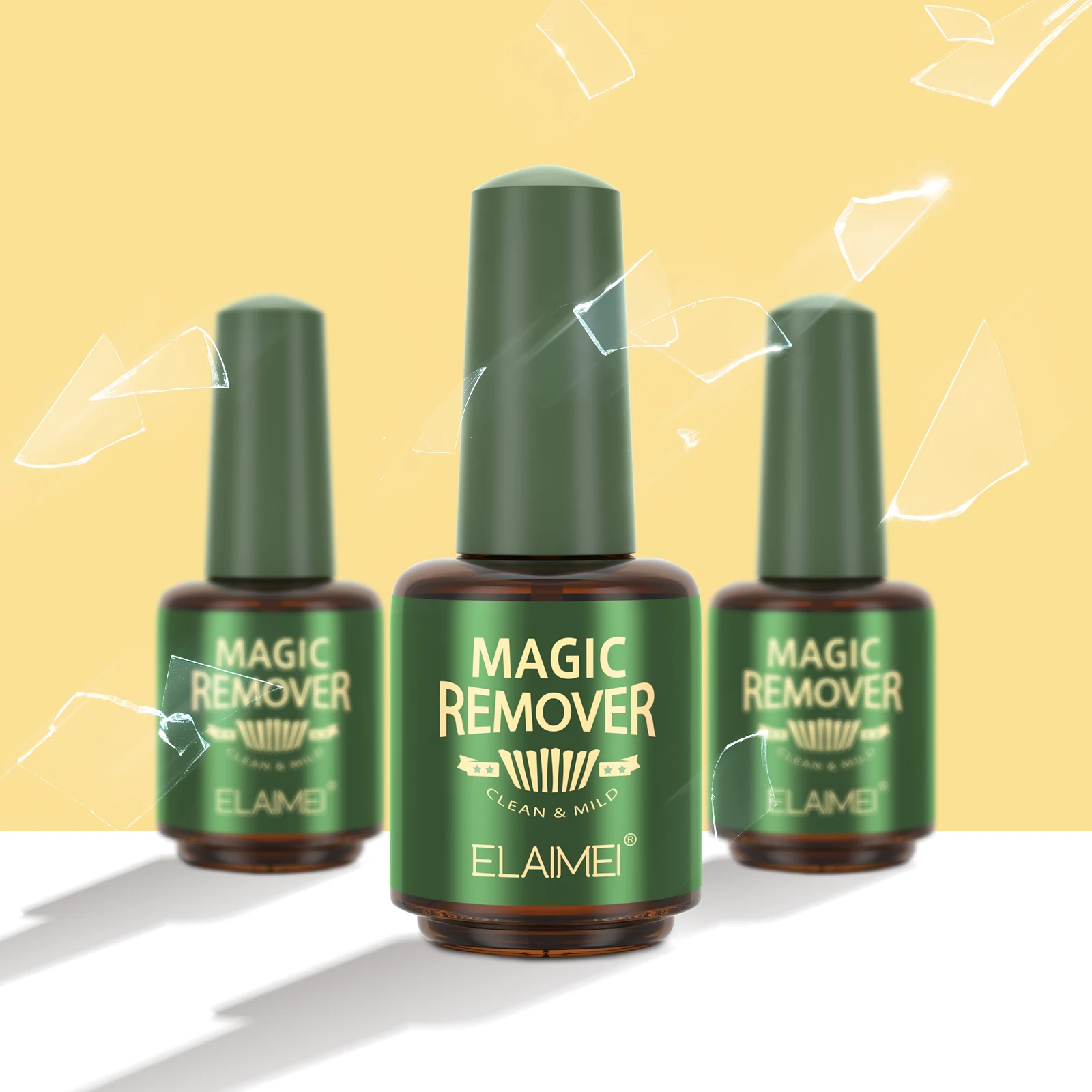 
OEM cosmetics 15ml professional uv magic gel nail remover soak off gel lacquer nail polish remover 