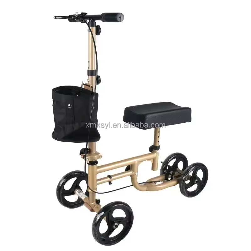 Folding Knee Scooter Handicapped Scooter for Elderly and Disabled Enhanced Comfort and Convenience