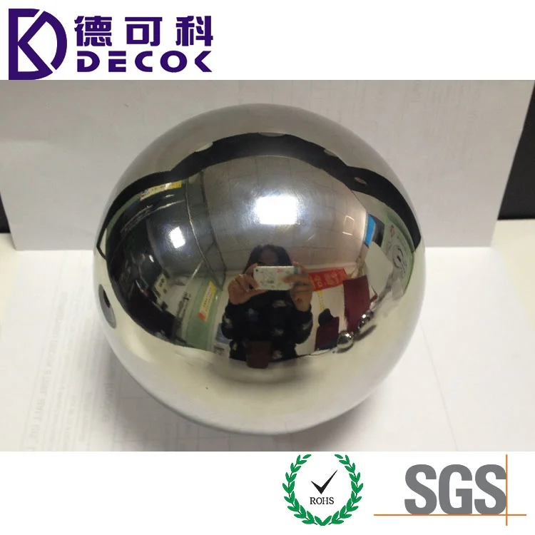 decorative brush 500mm stainless steel sphere / large garden decorative metal ball