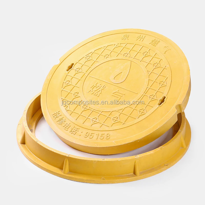 Round Heavy Duty Manhole Cover SMC Fiberglass Material