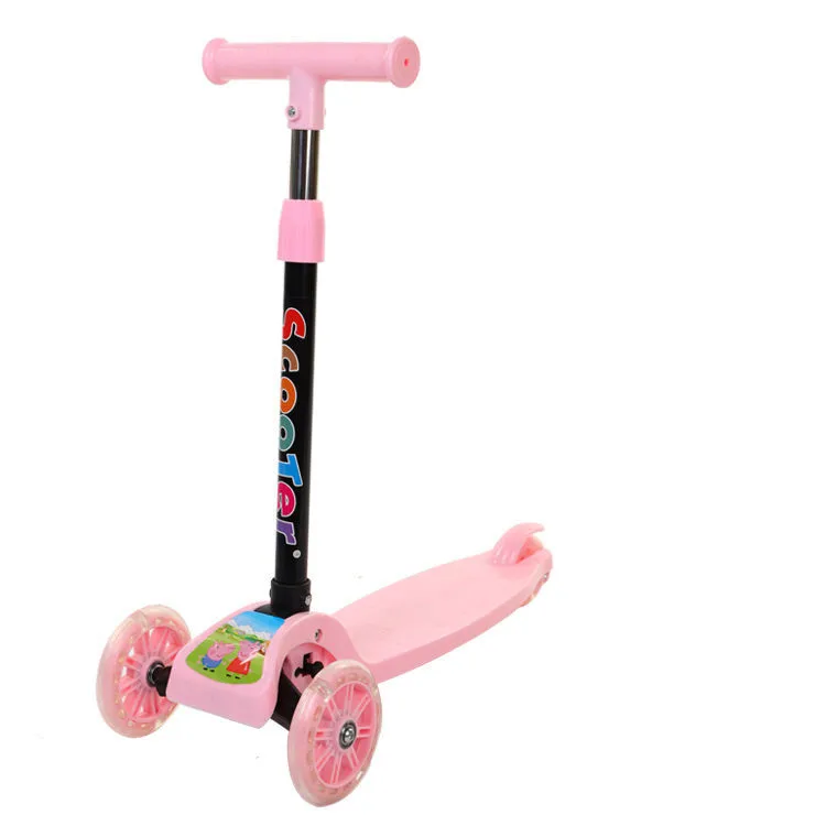 Riding Ride on Foot Three 3 Wheels E Kick Girl Boy Toddler Toy Baby Child Children Kids Scooter