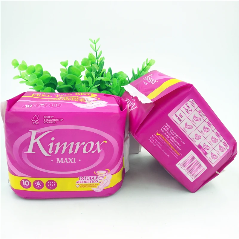 OEM Brand Organic Tampon Sanitary Pad from Sanitary Napkin Manufacturer Cotton Super Absorbent Disposable Day Regular Winged