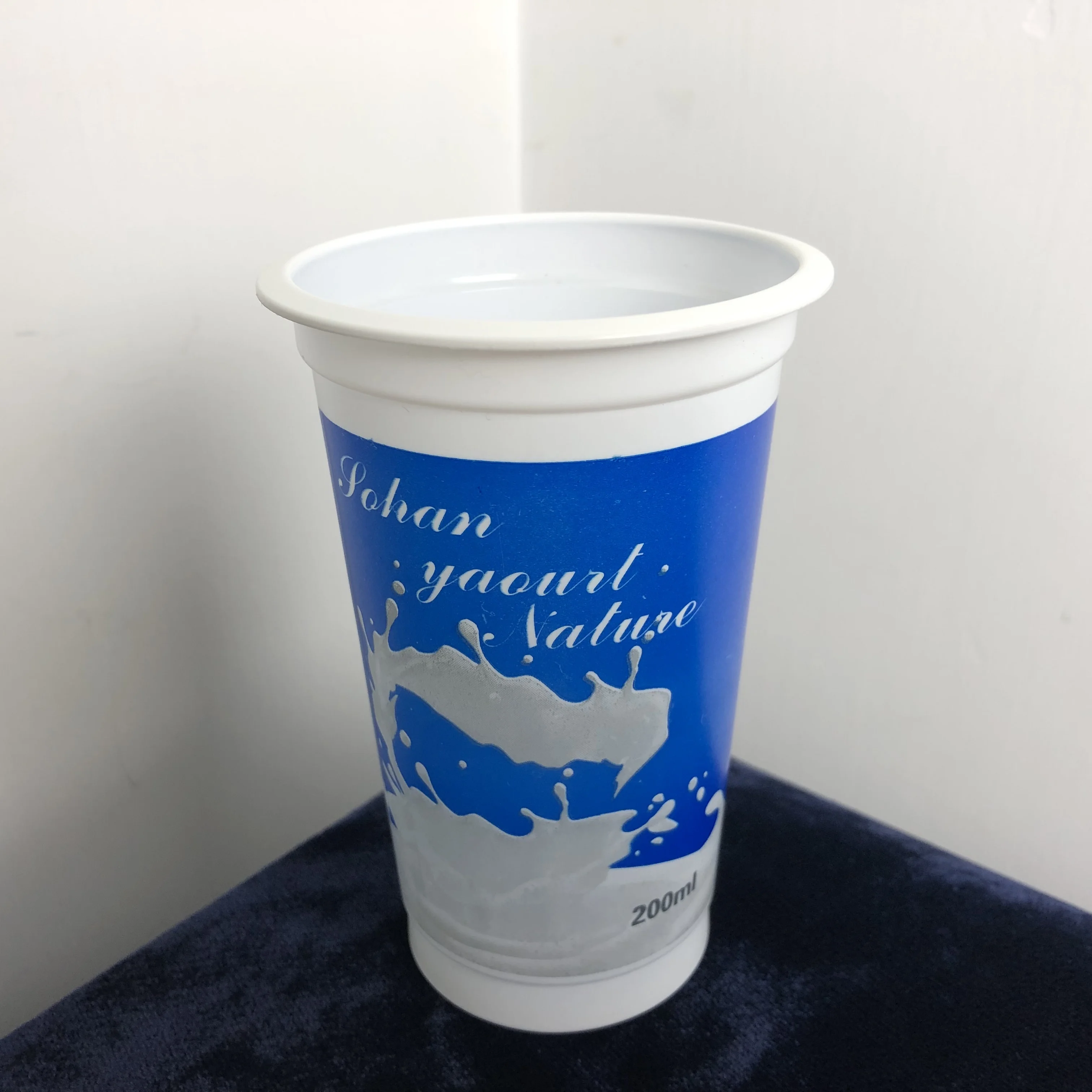 7oz 200ml High Quality Disposable Transparent Food Grade Customized PP Yoghurt Cup With Lid