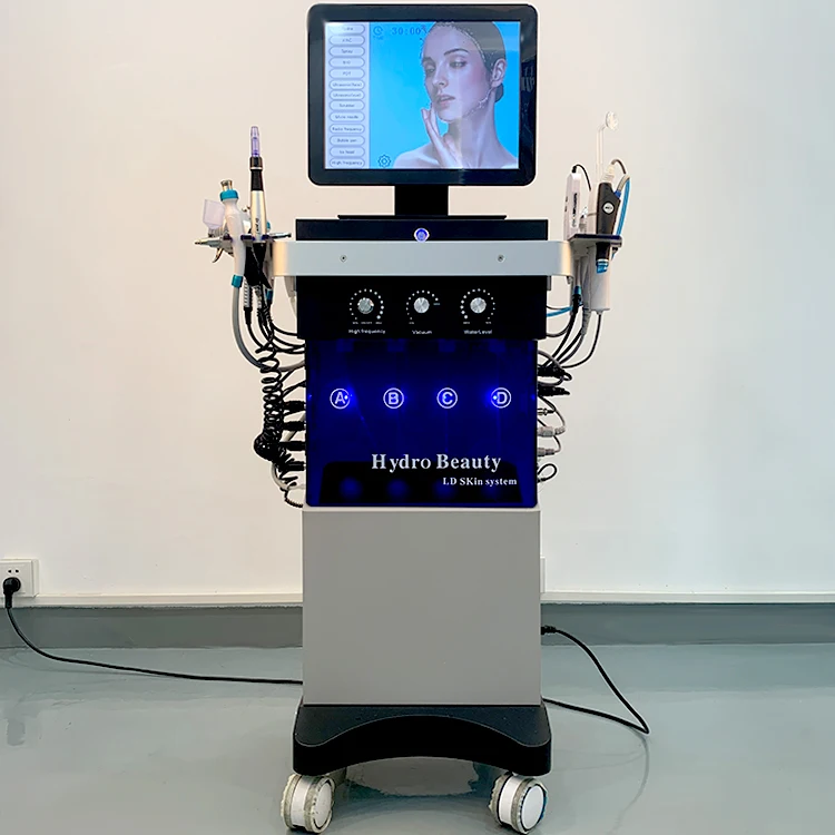 2023 Facial spa Machine 16 functions optional customized version vertical facial care machine for estheticians