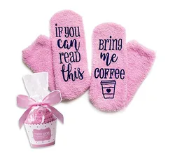 Interesting China Products Winter Women Pink Terry Cupcake Socks Cozy Sleep Floor Socks