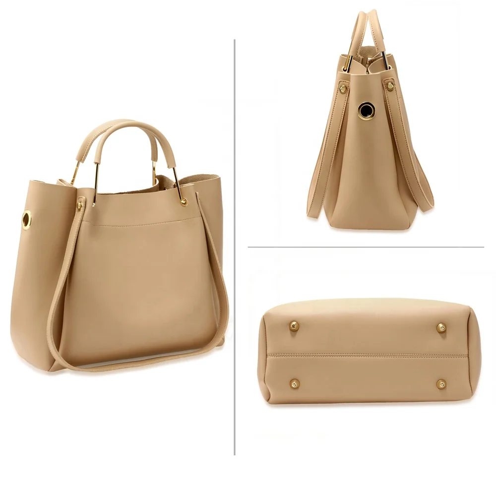 High Quality Latest Luxury Bags Women Handbags Ladies Leather Bags Ladies White OEM Hand Bags Set