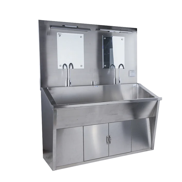Hospital stainless steel Auto-sensing medical washing sink