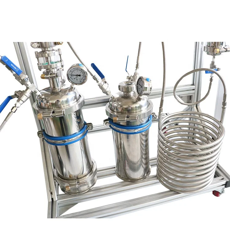 1 lb Rack Mounted Complete Passive CRC Turn Key Extraction System 1lb Dewaxing Closed Loop Extractor