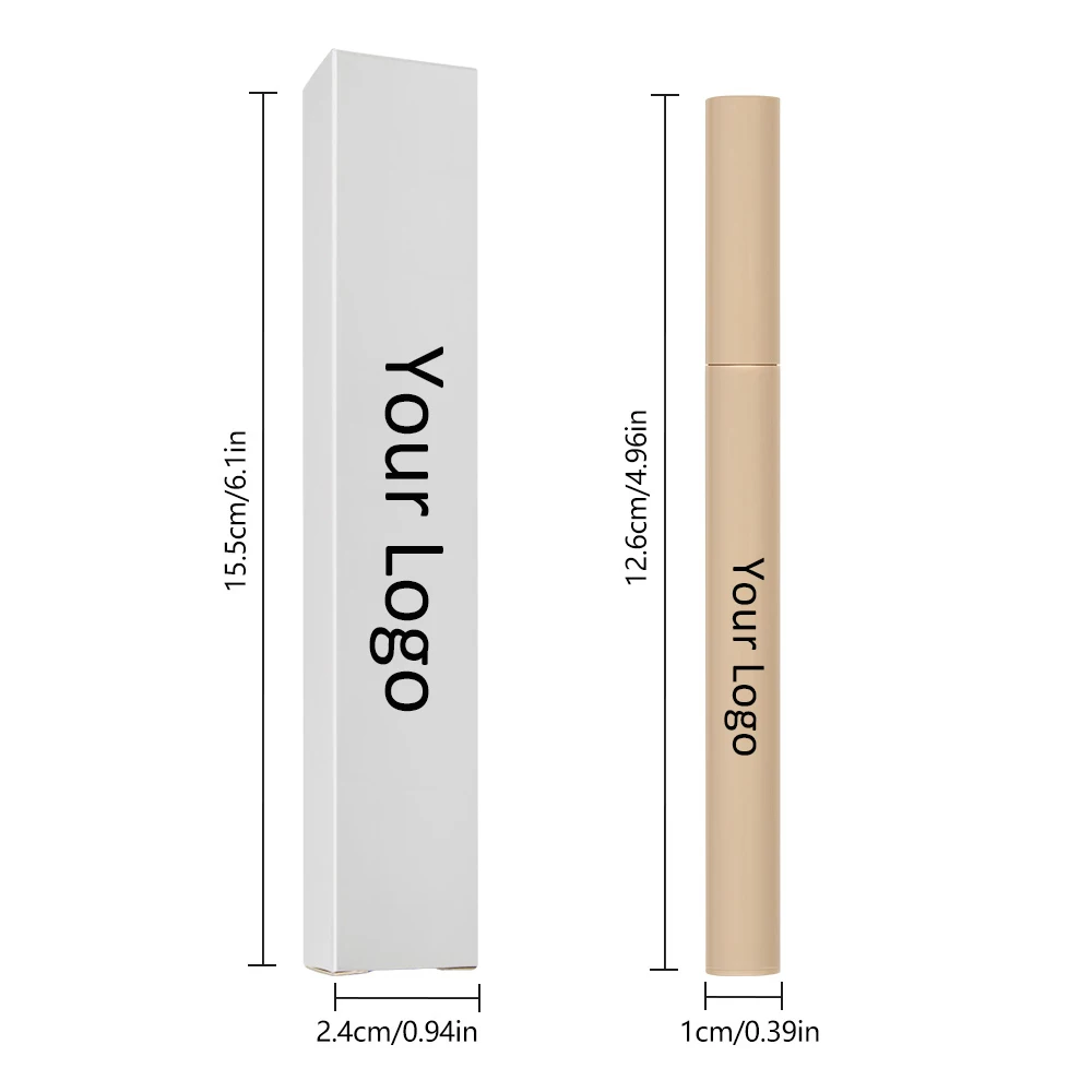 4 Point Waterproof eyebrow  microblading trimmer wax fork pencil and pen for women container private label custom eyebrow pen