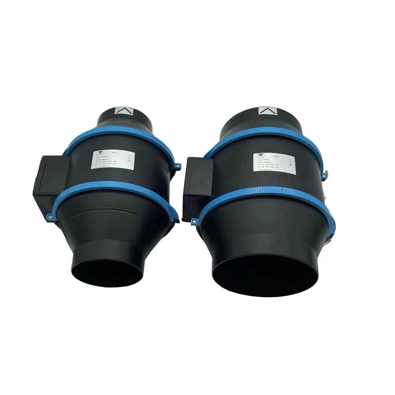 ac silent high speed EC infinity mixed flow school warehouse extractor reversible blower exhaust fan