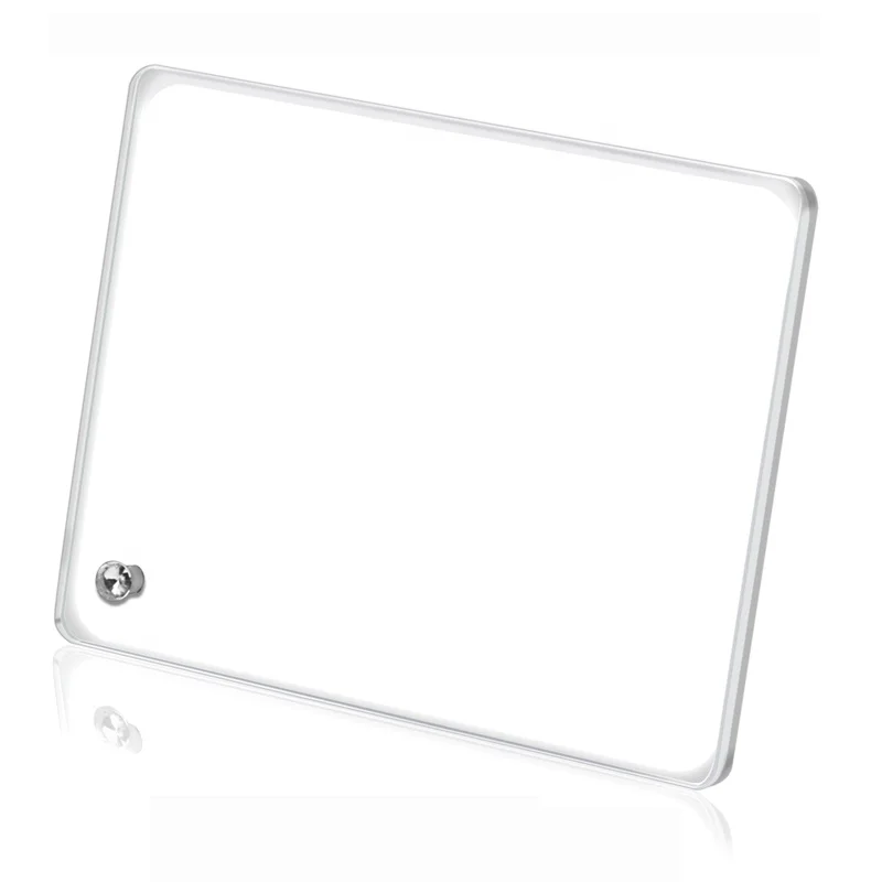 BL-06  Sublimation Glass Photo Frame Clock High Quality Blank Glass Photo Frame Consumables