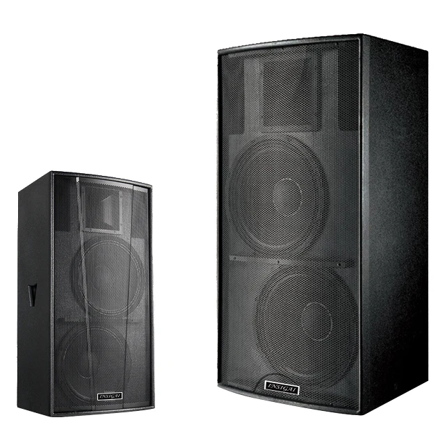 F-215 15 inch LF*2  1.75 inch HF 2-Way Full-Rang Woofer DJ Speakers Stage Performance Professional Audio Sound Equipment