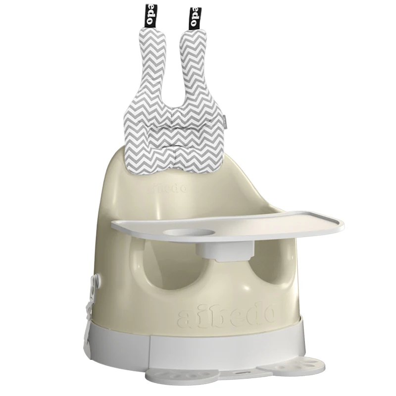 Upseat Baby Floor Seat Booster Chair for Sitting Up with Removable Tray for Meals and Playtime