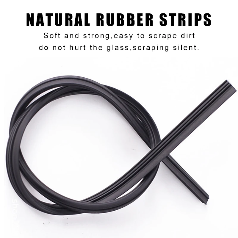 High Efficiency Silent Silicone Mitsuba 3 Section All Size Frameless Front Windscreen Wiper Blades