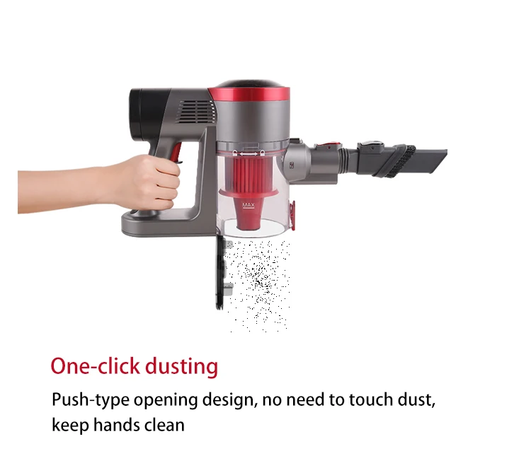 Free Shipping to USA Canada Powerful Handle Folding Arm Cordless Cyclone Hepa Filter Portable Wireless Cordless Vacuum Cleaners