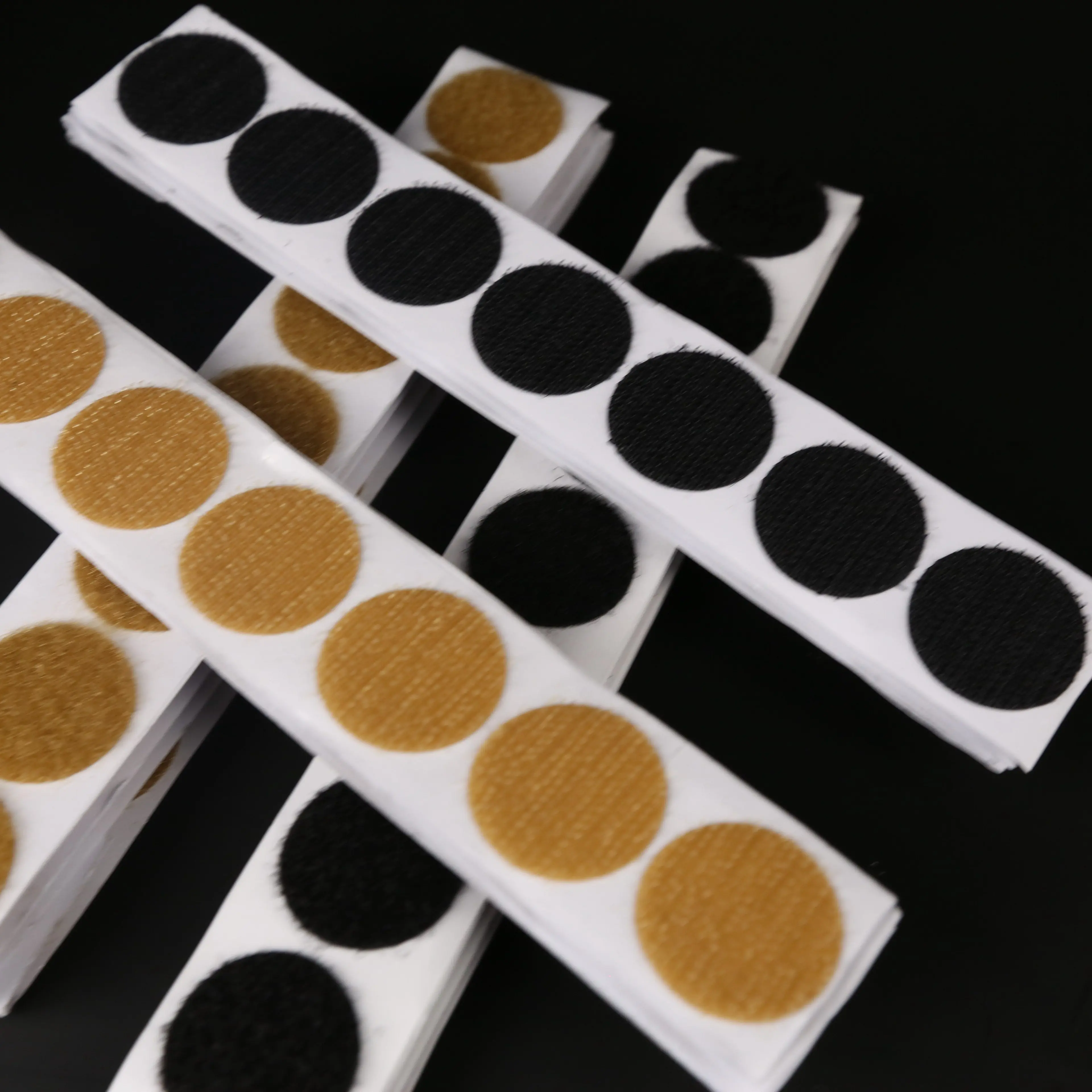 LOGO can be printed Available Low price Premium Strong sticky Beautifully Hook and loop dots tape strong Factory Price