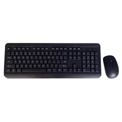 High Quality Basic Classic Customized Layout 2.4G Wireless Keyboard Mouse Combo Set for Laptop Desktop Macbook KMSW-010P