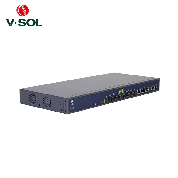 Fiber Optic Equipment 1U Gepon/Epon OLT FTTH 4 PON OLT