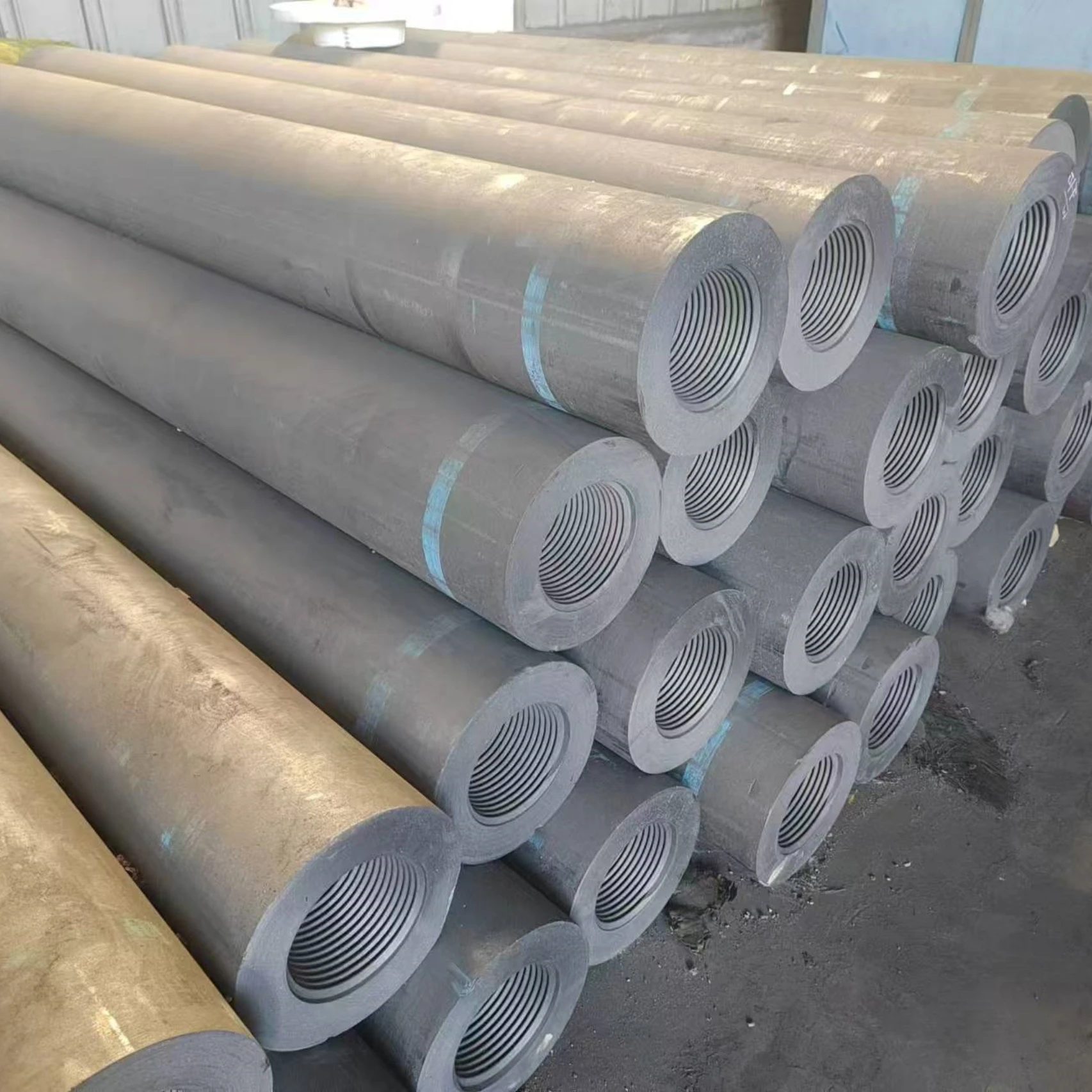 Manufacturer Supply High Power HP Grade Graphite Electrode With Nipples For Fast Delivery And Top Quality