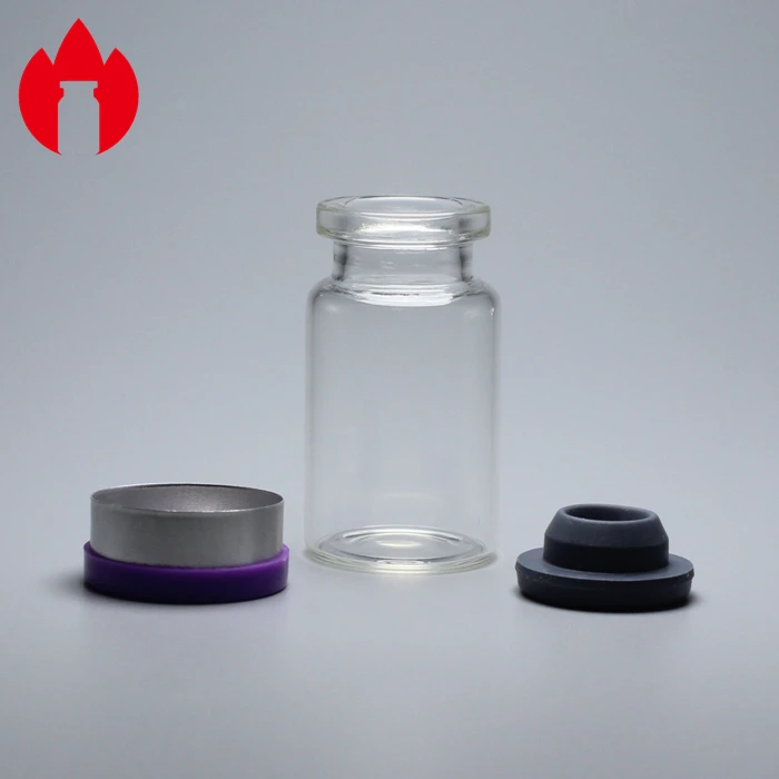 7ml 22*40mm Transparent Low Borosilicate Glass Vial for Injection