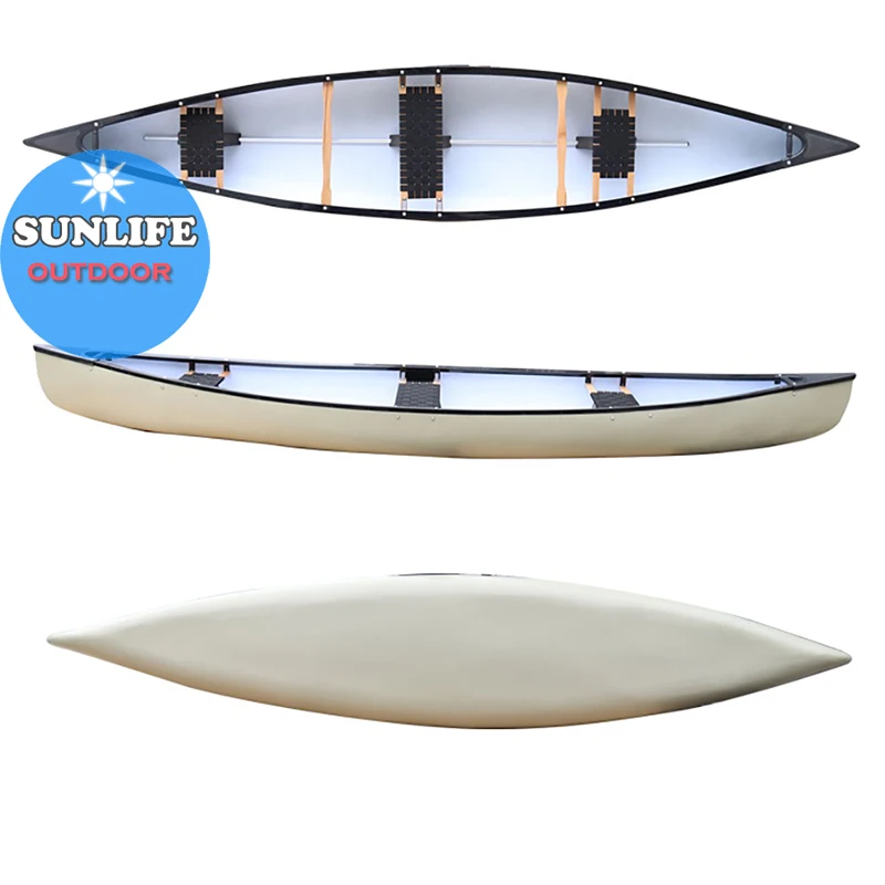 Popular Kayaks And Canoes Lightweight 3 Person Canadian Canoe Sale, High Quality Outrigger Canoe