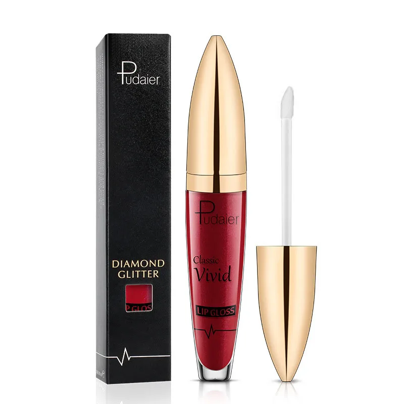 
Sip Glitter Lip Gloss Fl Ip Matte Pearlescent Lip Gloss Boxes Non-Stick Diamond Custom 