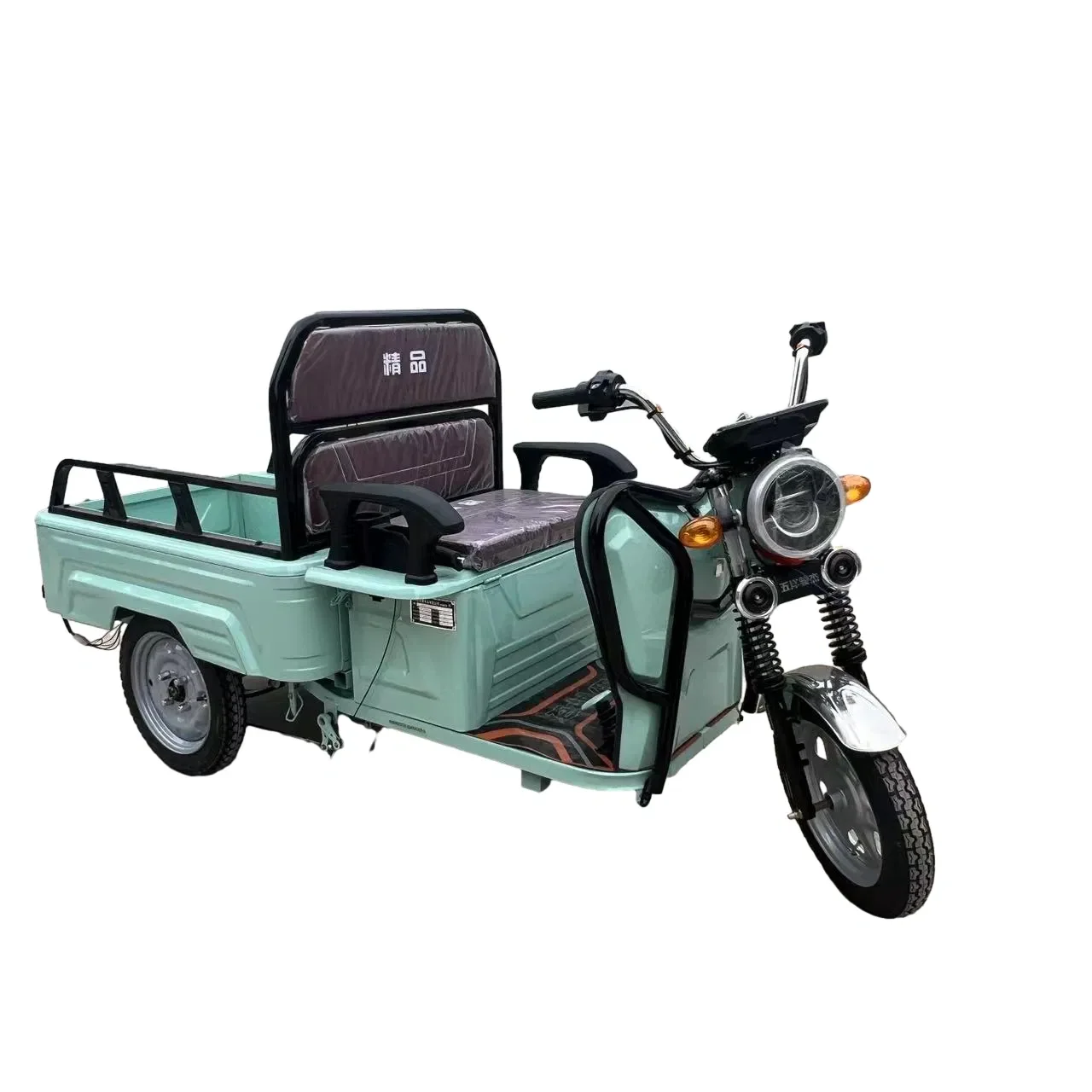 Electric Tricycle for Adults 500 Watt Bicycle Trailer 3-Wheel Open Body for Cargo & Passenger Use Adult Freight Electric Bicycle
