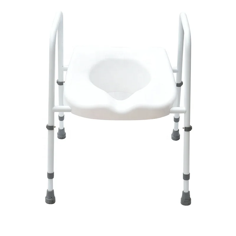 
Easily height adjustable Toilet Seat with supportive frame for disabled 