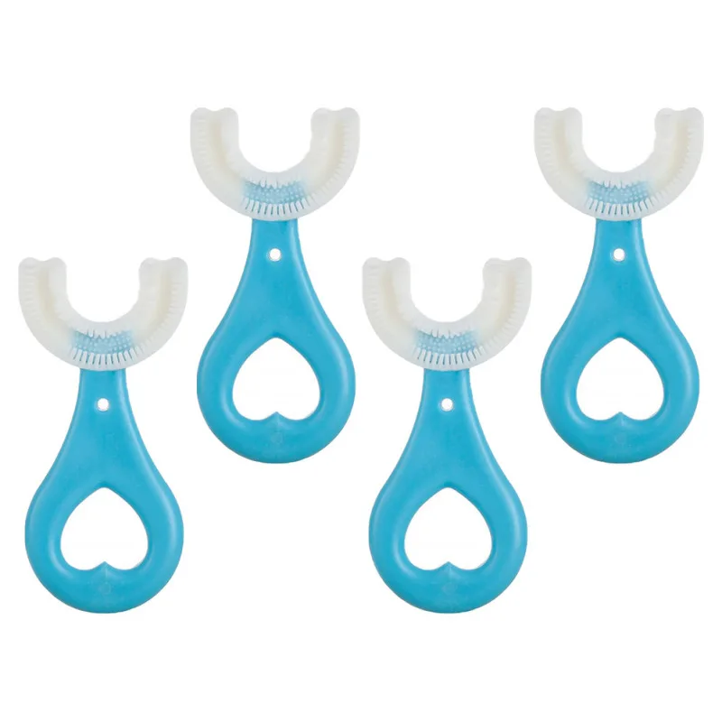 U-образные креативные Детские зубные щетки, практичные детские зубные щетки
