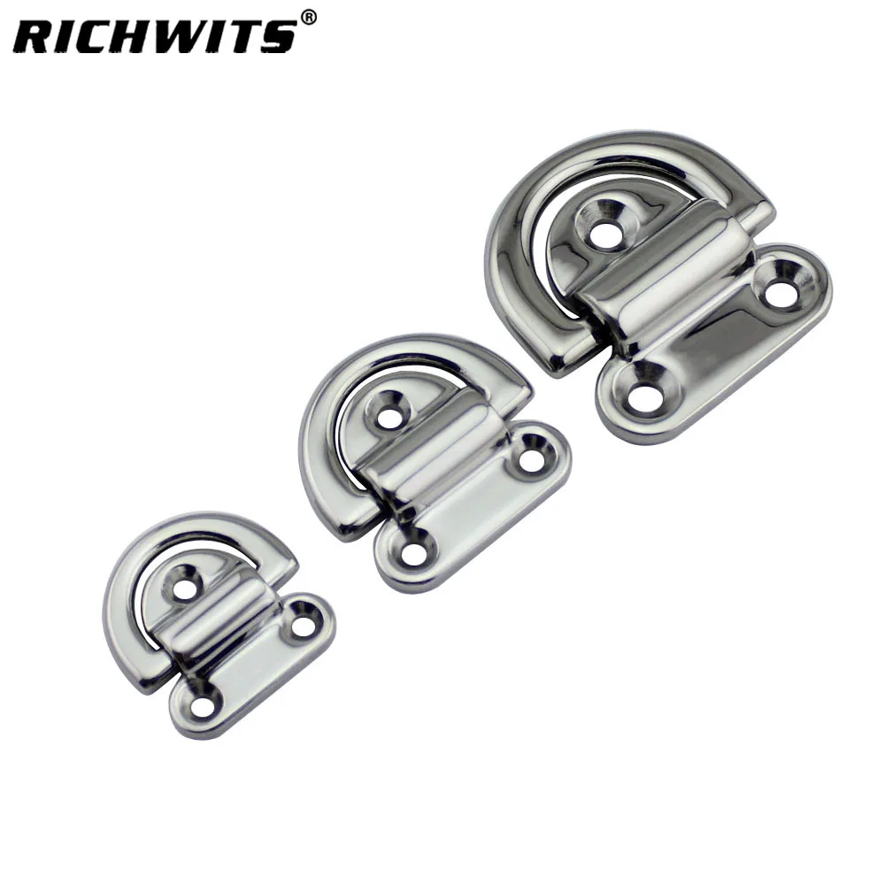 Marine hardware Material Stainless Steel Pad Eye Safety hasp & staple lock for boat