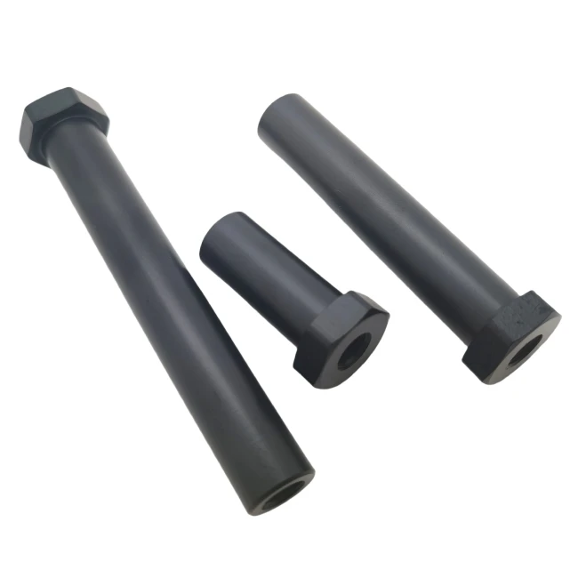 Professional Processing Custom High Precision Service Black Shaft CNC Machining Parts