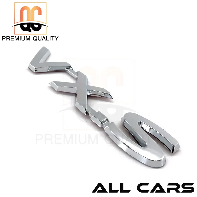 Logo upgrade chrome ABS car emblem VXS for all kind of cars