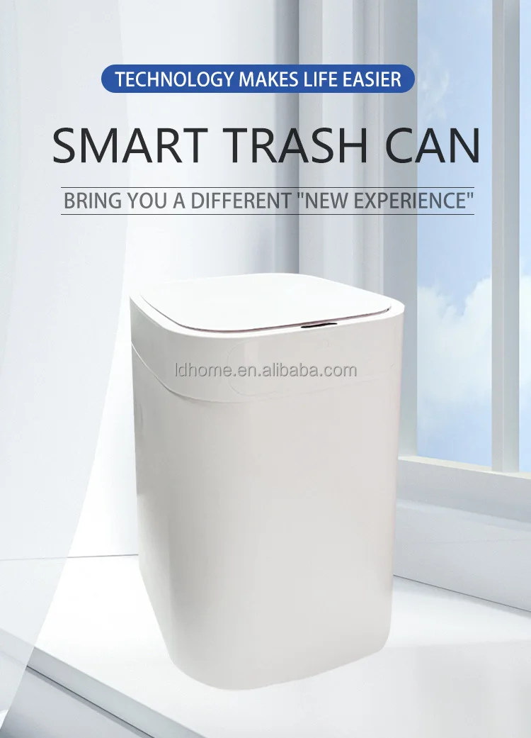 Xiaom i Towne w T1 Auto Seal Trash Bin Ecofriendly Trash Bin Hotel Self Sealing Trash Can