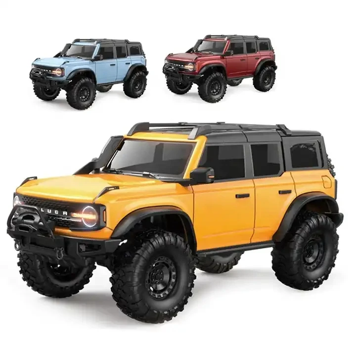 Hot sale IPX4 1/10scale 2.4G 4X4 Rc Off-Road Truck Full Scall 4WD 18KM/H High Speed Climbing Rally Car Model with Lights