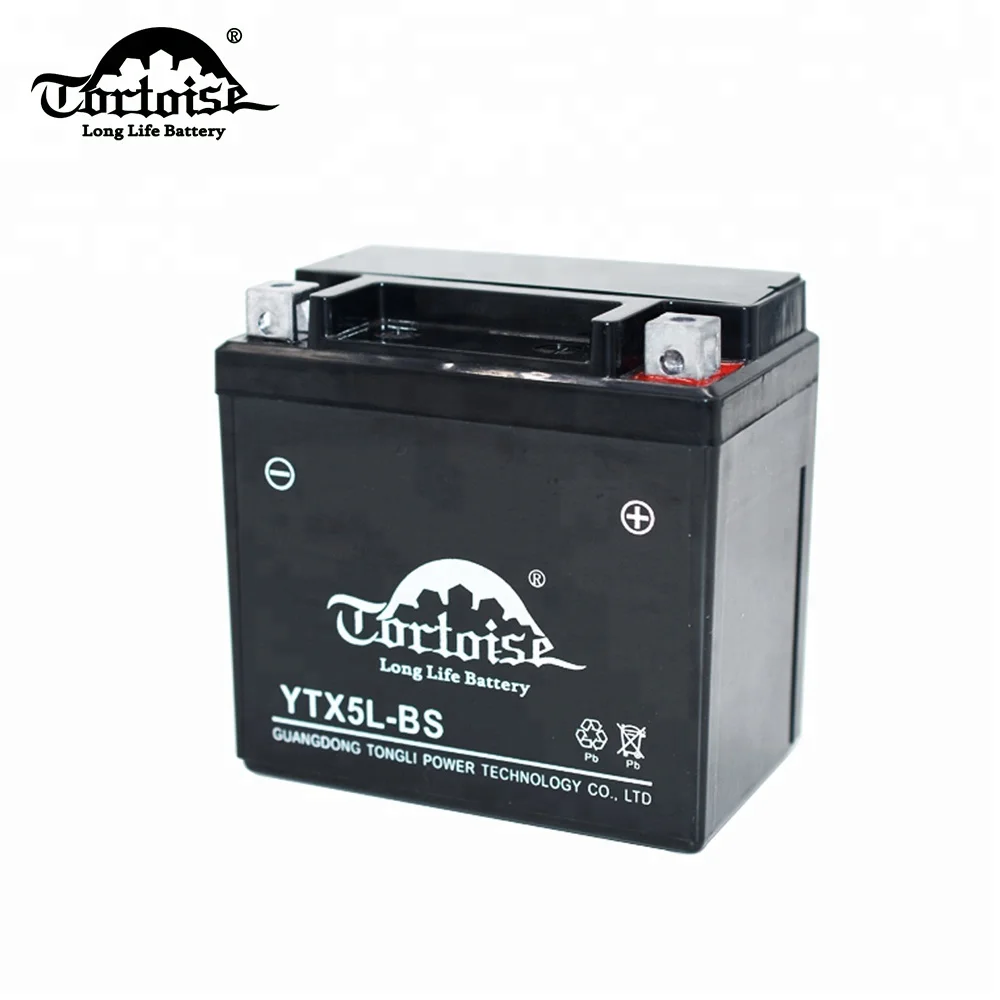 Ytx5L Bs 12V 5Ah свинцово-кислотный китайский Аккумулятор для мотоцикла 12V