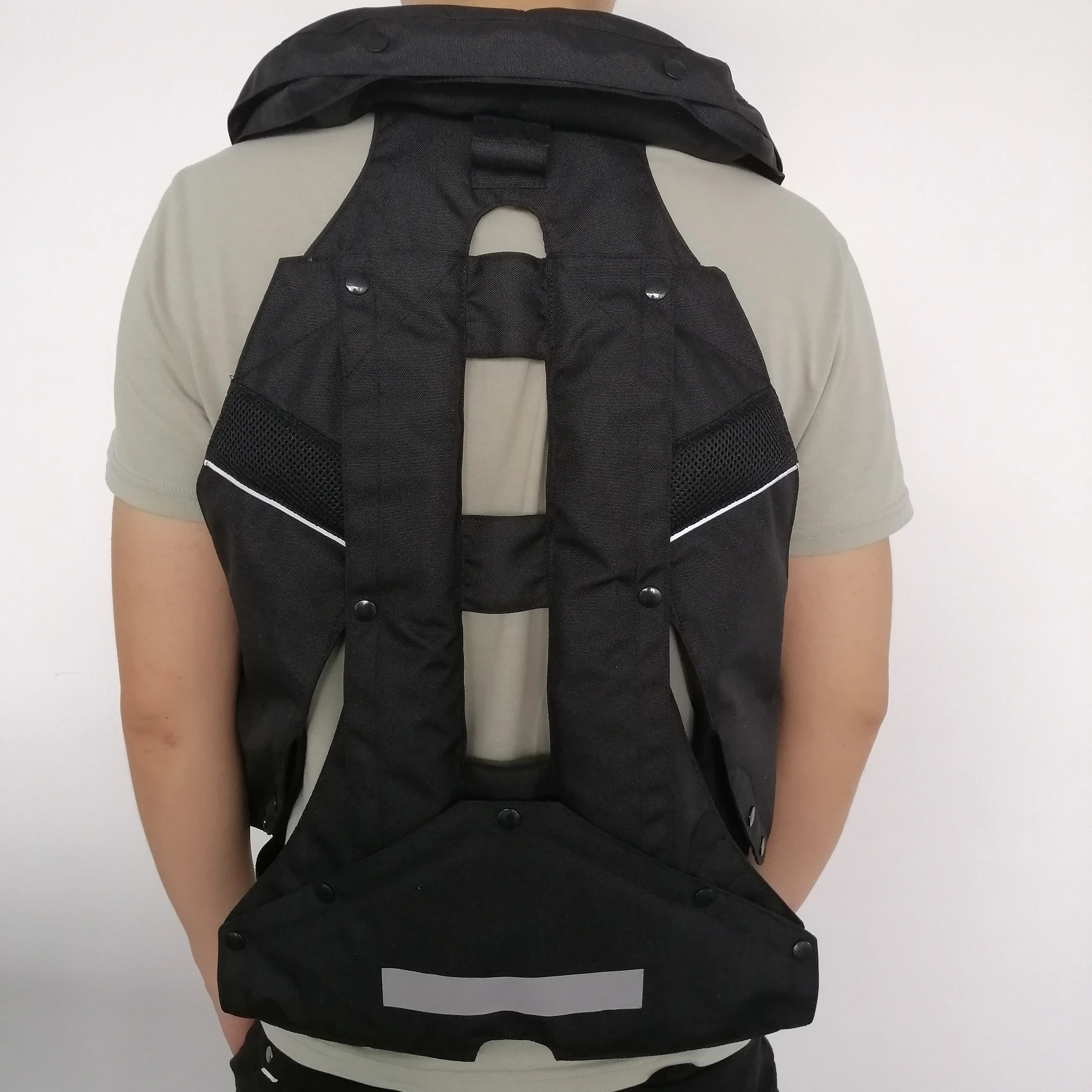 600D ткань Оксфорд с подушкой безопасности из ТПУ внутри одежда для мотокросса светоотражающий жилет