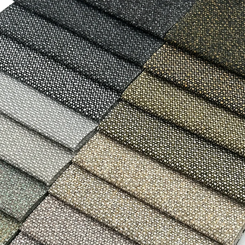 Wejoy factory 210gsm polyester linen fabric for tapestry sofa chair