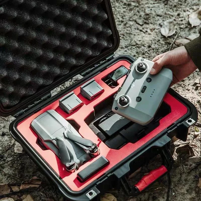 Drone Waterproof Hard Case with Custom Foam Insert for Mavic 2 Pro