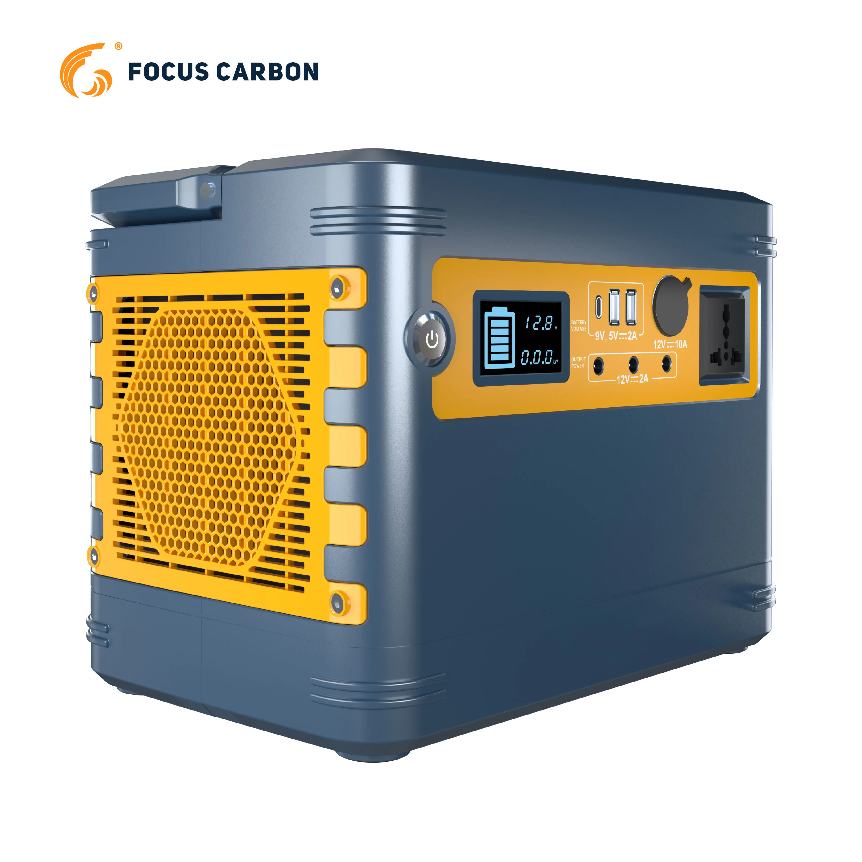 Focus Carbon portable  12V 80Ah  1kwh LiFePO4 battery power bank with 220V 1.1KW Inverter