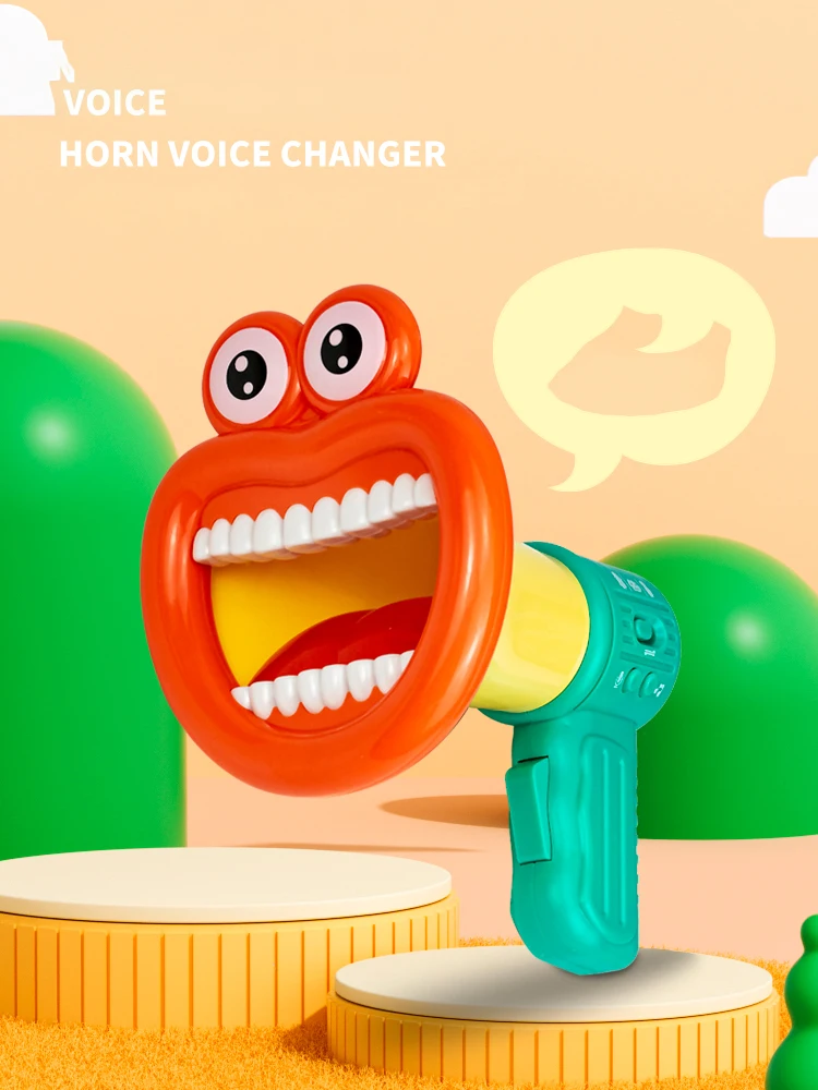 Fivestar Toddlers Children Speaker Toys Kids Voice Changer Megaphone Toy with Recording Microphone Novelty Toys Red Unisex