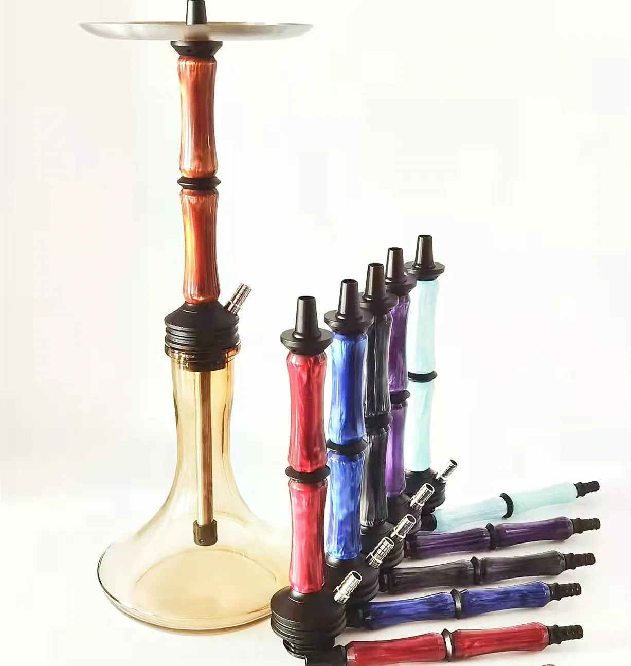 Новинка, большой полимерный кальян sisha, наргиле с аксессуарами для табака, сделано в оаэ