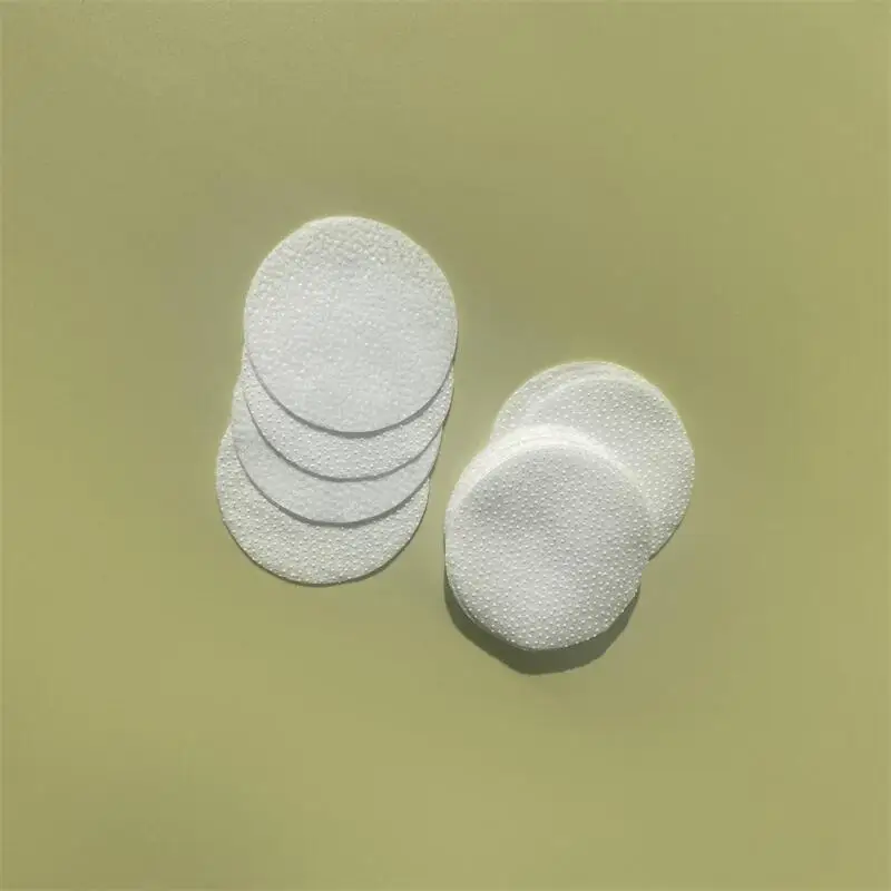 YD46 Manufacturer produce disposable natural plastic dots cotton pad for cleaning