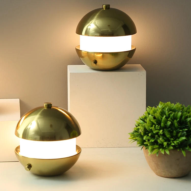 New Design Decoration Touch Control Cordless Restaurant Bedroom Rechargeable LED Table Lamp