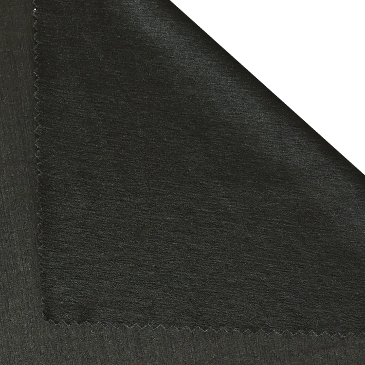 No MOQ  High Quality 100 D Width 63'   Weight 160 Gsm   100% Polyester  Woven Pants Black Fabric