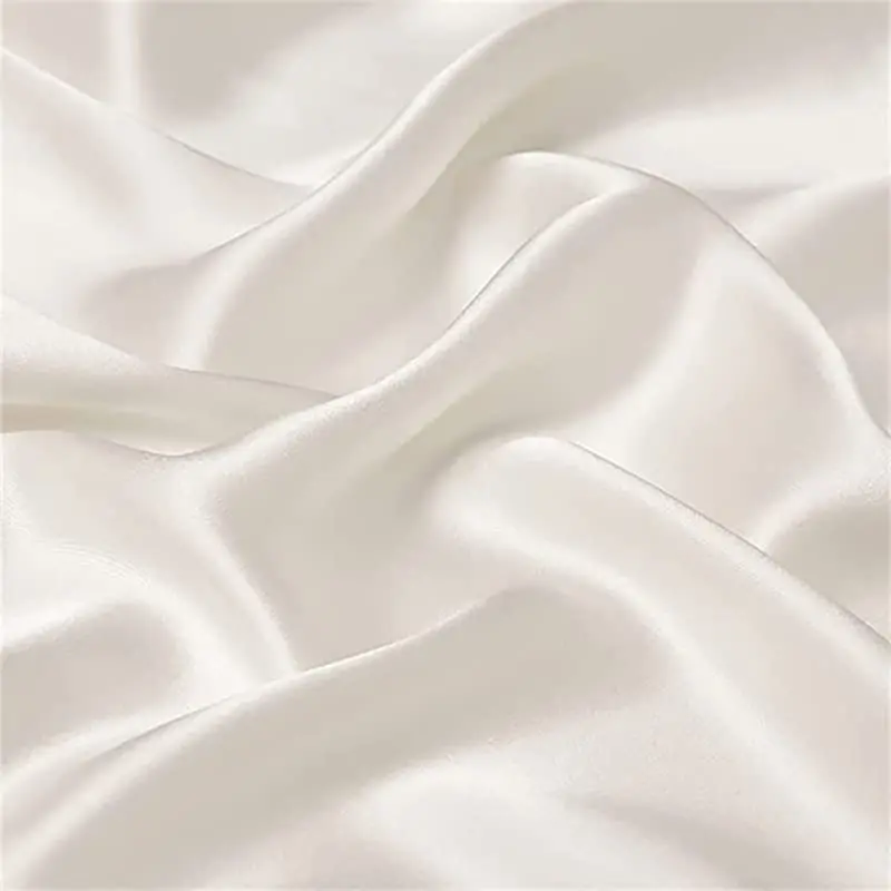 Non-toxic snow silk 100% pure mulberry silk fabric 16/19/22/25MM plain Charmeuse OEKO TEX 100