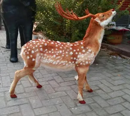 2025 Commercial Christmas Reindeer Stage Props Plum Deer Simulation for Venue & Home Decoration Outdoor Toy Use Supplies